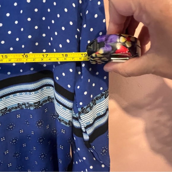 Blue office Blouse by ONLY new with tags, Blue Dress Shirt from UK, Blouse Blue - Picture 4 of 7